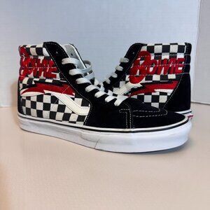 Vans x David Bowie Sk8-Hi Diamond Dogs Sneakers Black White Checkered Adult
